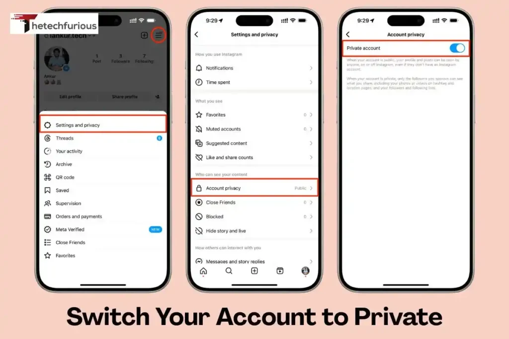 Switch Your Account to Private