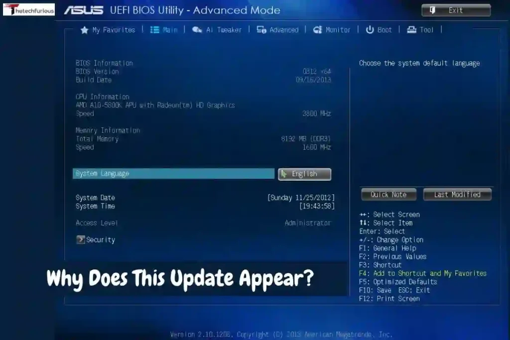 Why Does This Update Appear