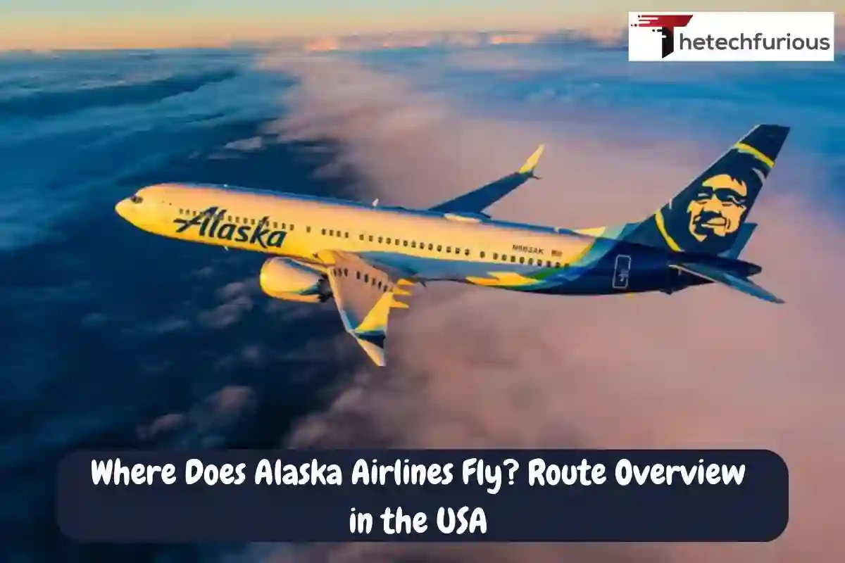 this image is about to where does Alaska Airlines Fly route overview in the USA