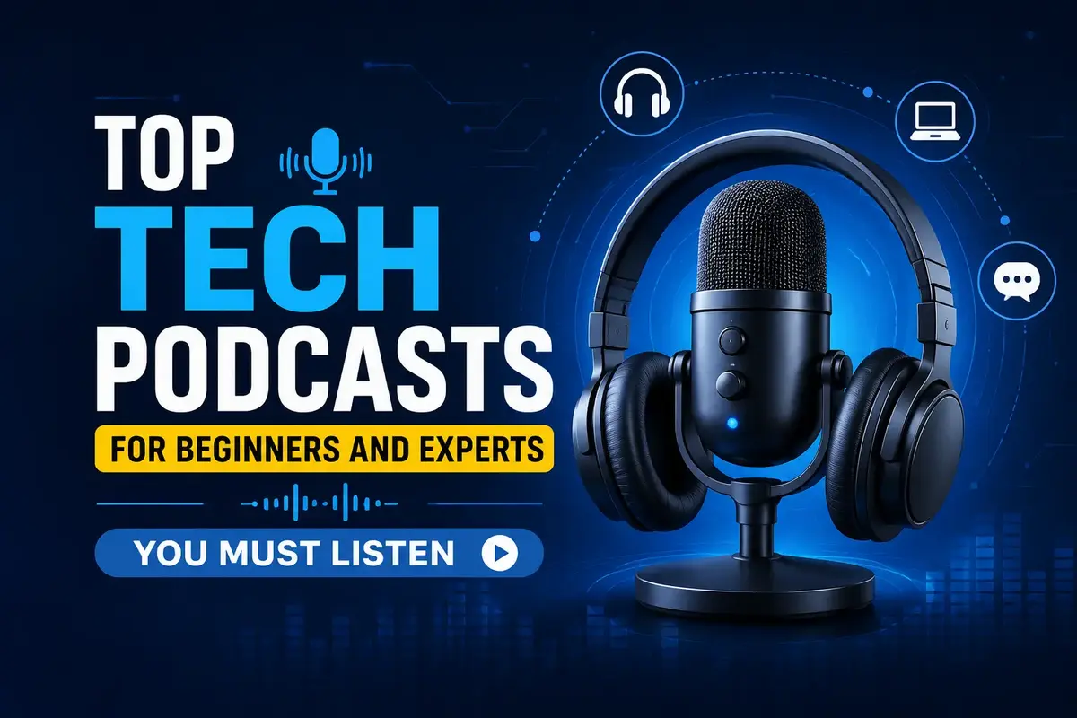 Top Tech Podcasts for Beginners and Experts - You Must Listen